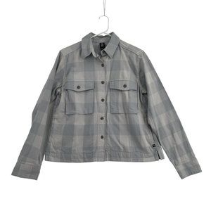 Mountain‎ Hard Wear Women's Moiry Shirt Jacket Shacket Size Small Blue 4 Pocket